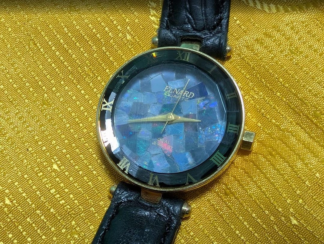 Elnard vintage watch RARE VINTAGE 1980s TWO TONE ELNARD DIVERS WATCH ED-0002  main image 3