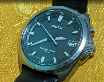 Watch Seiko Radio Wave Control Solar Titanium (no. 2) - Etsy