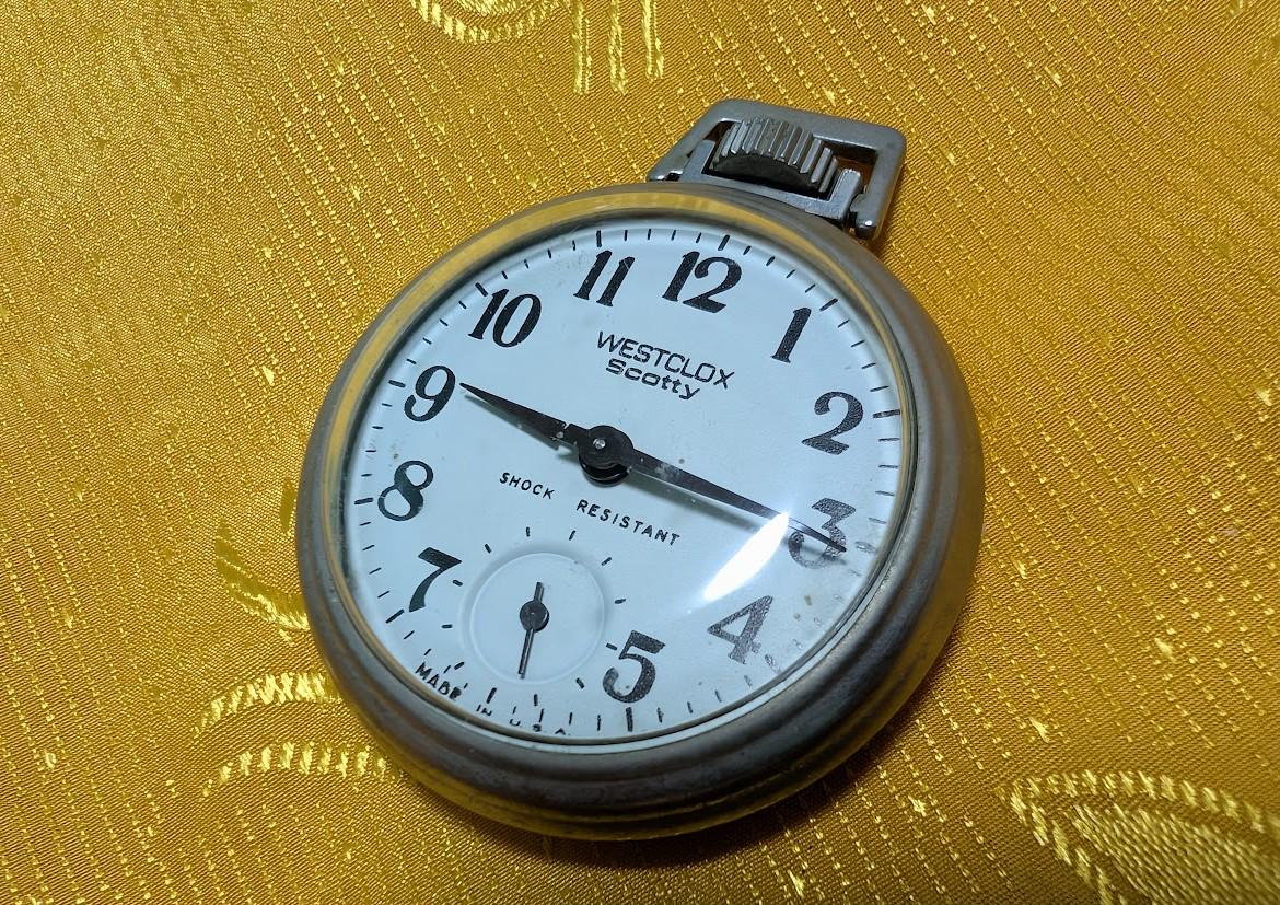 Westclox scotty pocket watch - Etsy 日本