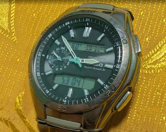 美品 稼働品 CASIO カシオ メンズ 腕時計 ソーラー 希少 レアモデル カシオ AL-190W ソーラーパワー / 3274モジュール) LCDデジタル腕時計