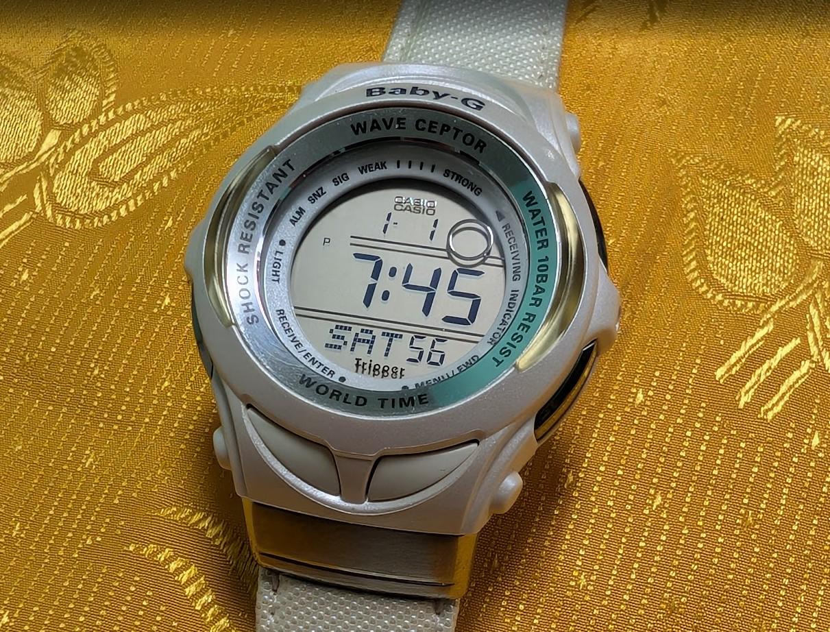 Casio Baby-G BG-2001 Vintage Y2K White Digital Watch 100M Casio Baby-G BGD-5000 Watch Women 42mm White Alarm Chrono  main image 4