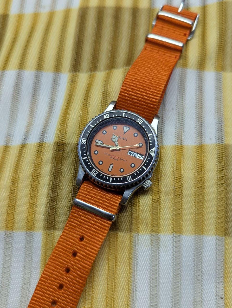 Vintage alba digital watch - Etsy 日本