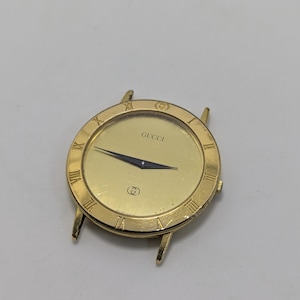 Vintage Gucci 3001M Series 3001 M Quartz Gold Dial Watch