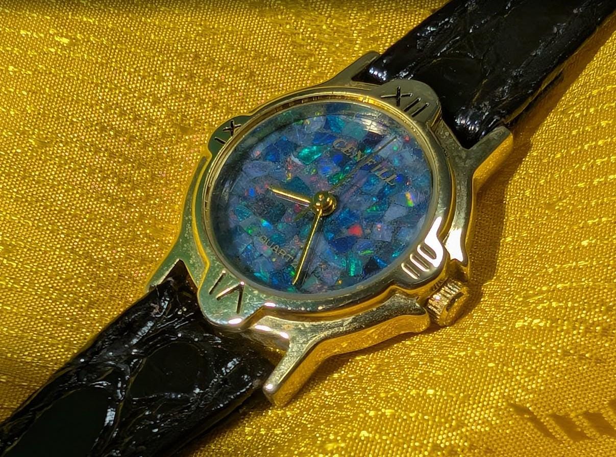 Opal face watch - Etsy 日本