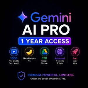 Gemini Ai Pro 1 Jahr voller Zugriff (Sofortige Lieferung)