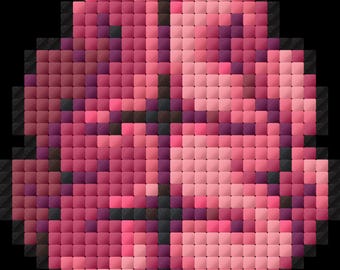 Mini Brain Cross Stitch Pattern | Psychology Gift | Medical Needlework Craft