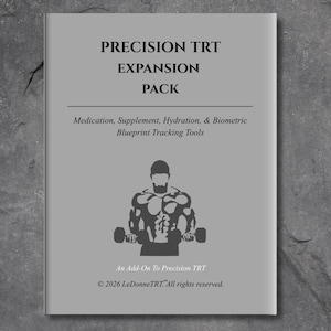 Pakiet rozszerzeń TRT, leki, trening, suplementy, pomiary ciała i śledzenie nawodnienia (wersja cyfrowa)