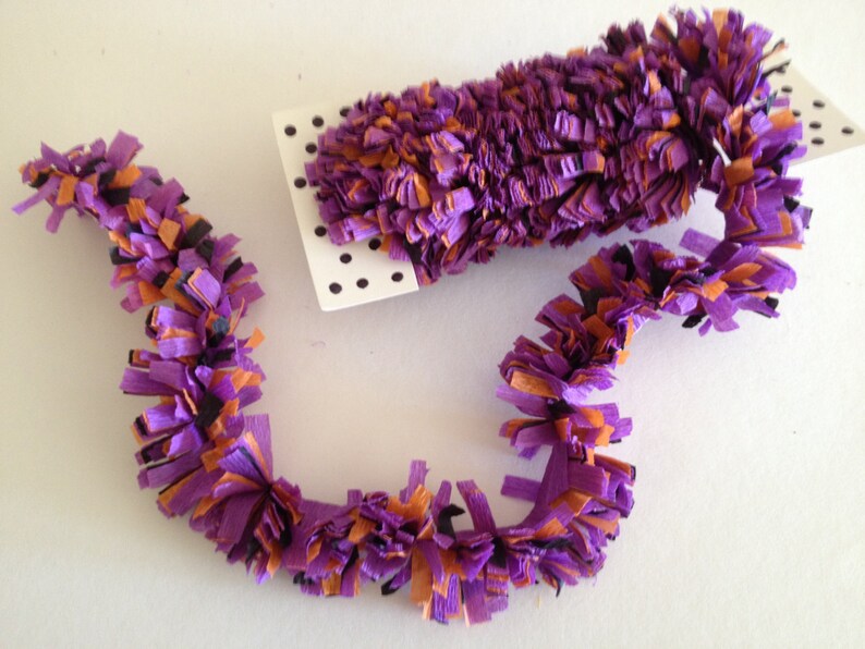 Crepe Paper Fringe Paper Festooning Crepe Paper Garland Etsy