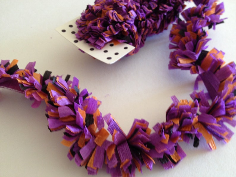 Crepe Paper Fringe Paper Festooning Crepe Paper Garland Etsy