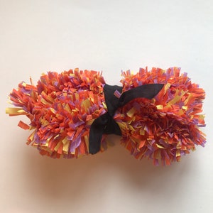 Free Shipping Crepe Paper Fringe, Paper Festooning, Crepe Paper Garland, Crepe Paper Banner Orange Yellow Purple