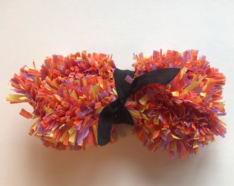 Free Shipping Crepe Paper Fringe, Paper Festooning, Crepe Paper Garland, Crepe Paper Banner Orange Yellow Purple
