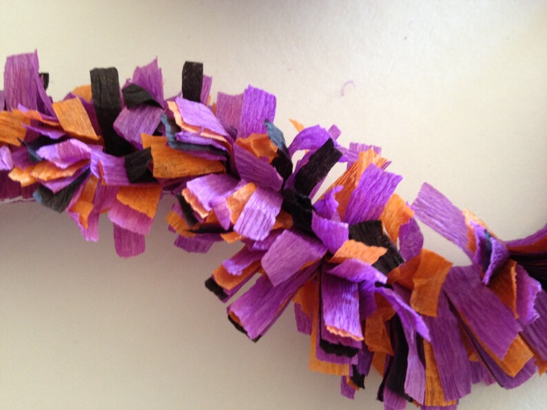 Crepe Paper Fringe Paper Festooning Crepe Paper Garland Etsy