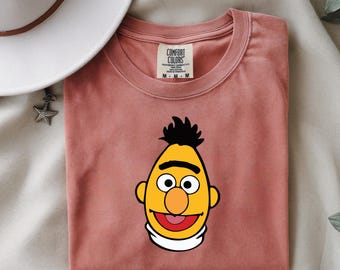 Comfort Colors Yellow Cartoon Guy Shirt, Funny Best Friend Tee, Nostalgic 90s Top, Theme Party T-Shirt, Cute Retro Graphic Tee