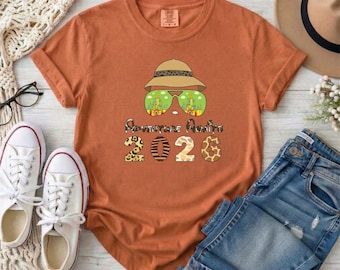 Adventure Awaits 2026 Mickey Safari Hat Disney Shirt, Animal Print Castle Tee, Disney Vacation Gift, Comfort Colors Disney Trip