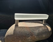 4 quot center on center tumbled glass cabinet pull color