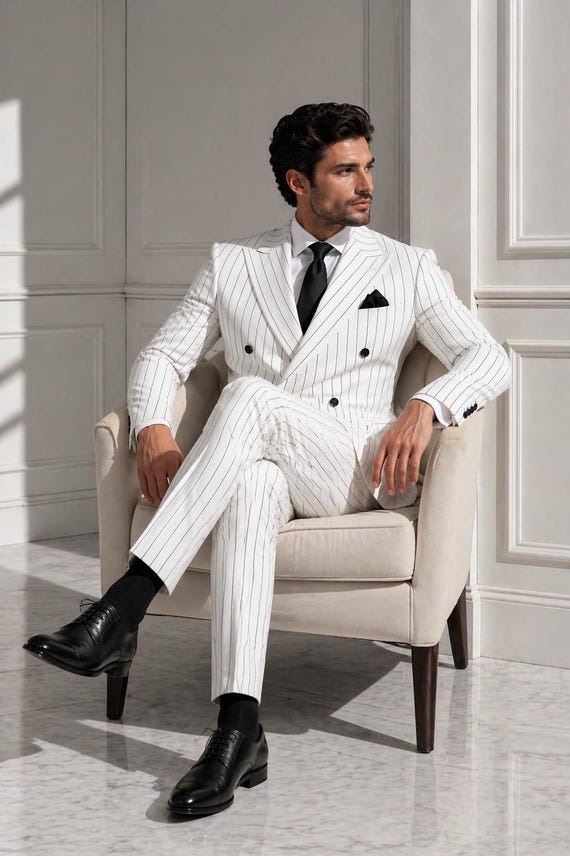 prom suit white wedding coat for groom