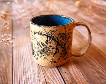 Blue Colorado Wildflower Mug