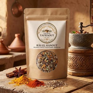 Premium Moroccan Ras El Hanout – Authentic Spice Blend/100g/ 250g/ 500g – Free Worldwide Shipping رأس الحانوت المغربي الفاخر