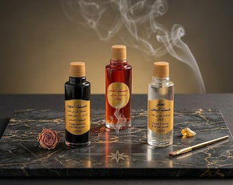 Aromate Musk Discovery Pack Trio White Red Black 3 Bottles 30ml g Natural Oriental Spiritual Perfume Free Shipping