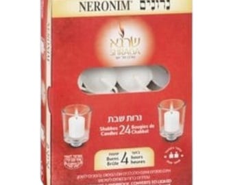 Kosher Shabbos Candles – For Decoration & Religious Use Free Shipping