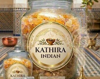 Premium Natural Kathira (Tragacanth Gum) – 50g / 100g | 100% Organic | Free Worldwide Shipping صمغ الكثيرة Free Shipping
