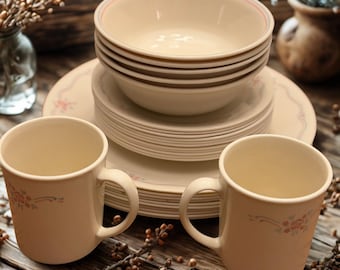 Platos Corelle para el desayuno inglés