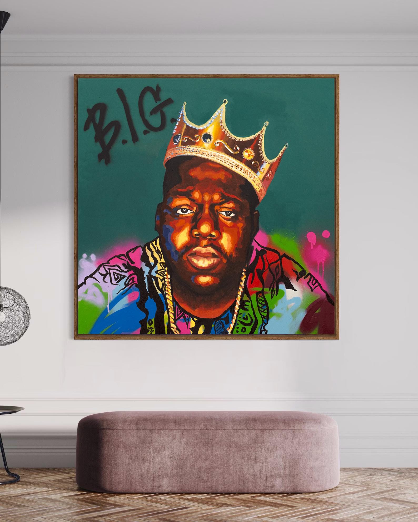 Notorious Big Painting - Etsy