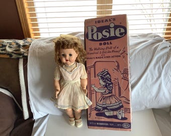 Posie saucy walker doll 1954