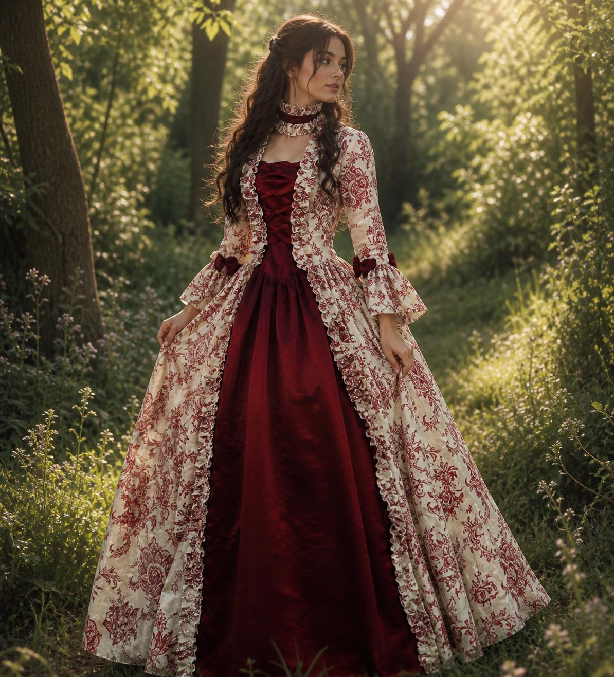 バロック調 服 French baroque dress - 日本