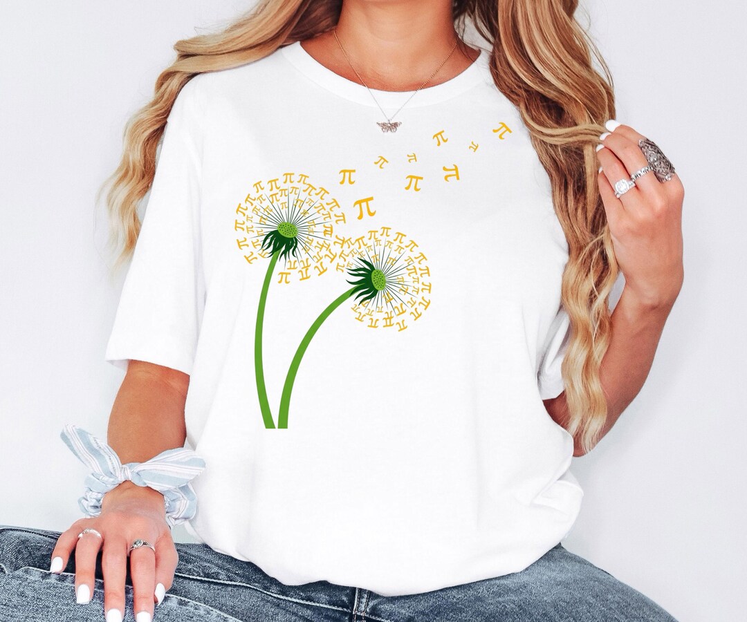 STEM Lover T-shirt, Pi Dandelion Math Shirt, Funny Math Shirt for ...