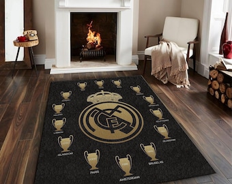 Real Madrid Football Club Rug – Soccer Fan Area Mat