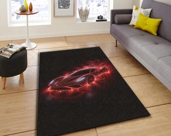 Sun God Nika Anime Rug, Straw Hat Pirate Skull Carpet, Shonen Manga Bedroom Decor, Teen Boy Room Mat