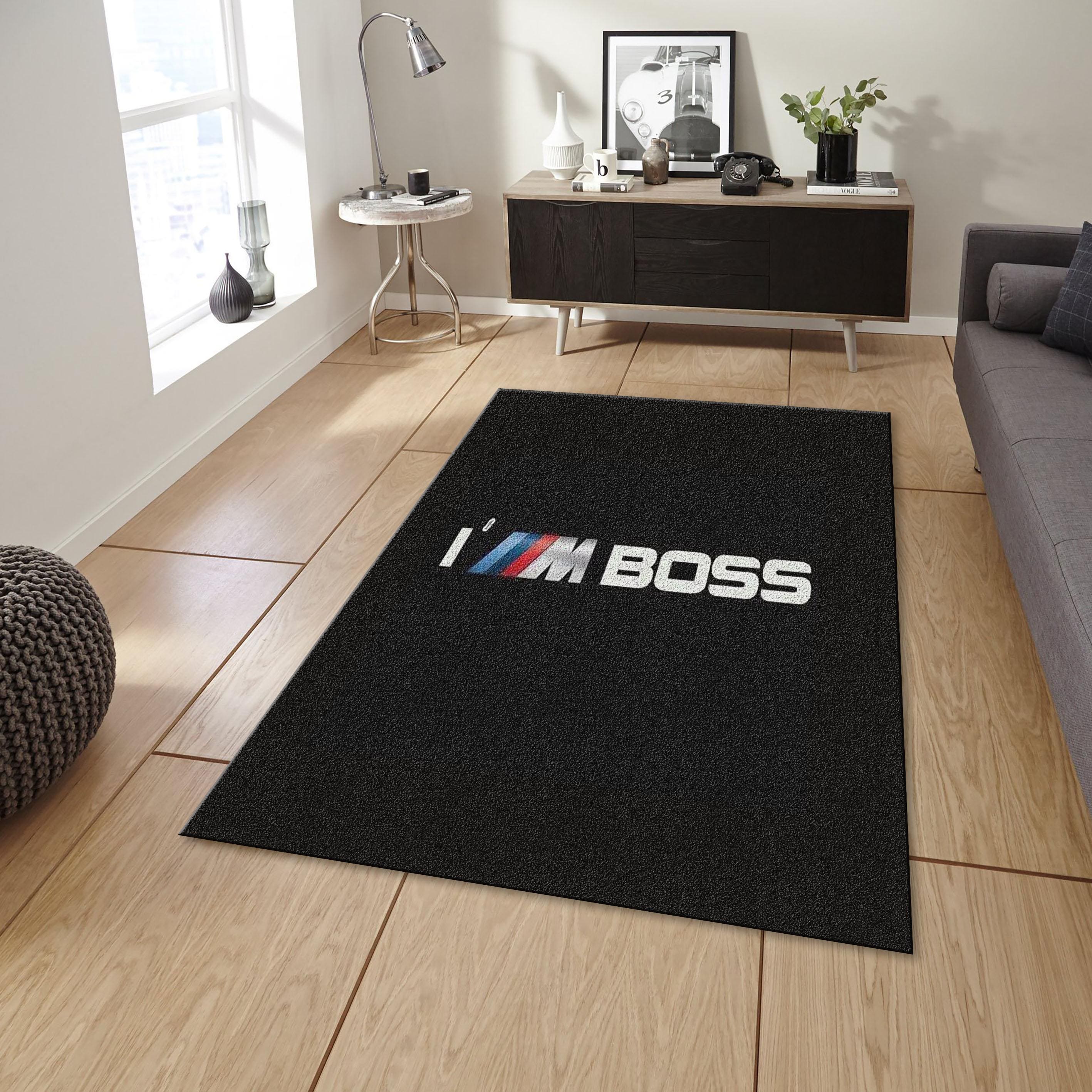 BMW M Performance Logo Rug, Modern Automotive Garage Floor Mat - Etsy