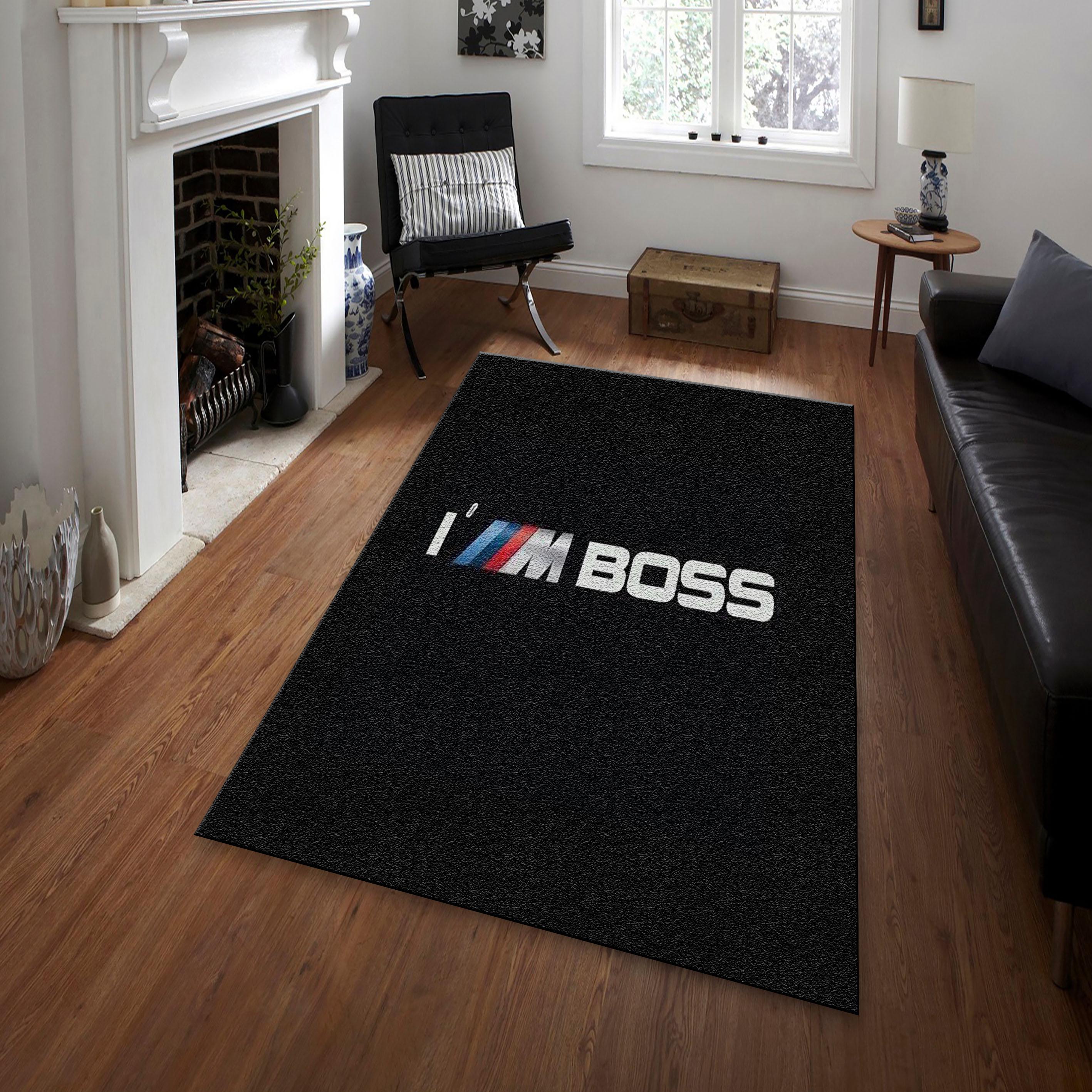 BMW M Performance Logo Rug, Modern Automotive Garage Floor Mat - Etsy