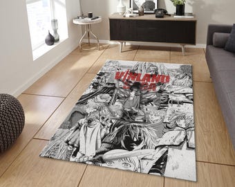 Vinland Saga Rug – Thorfinn Manga Panel, Anime Room Decor