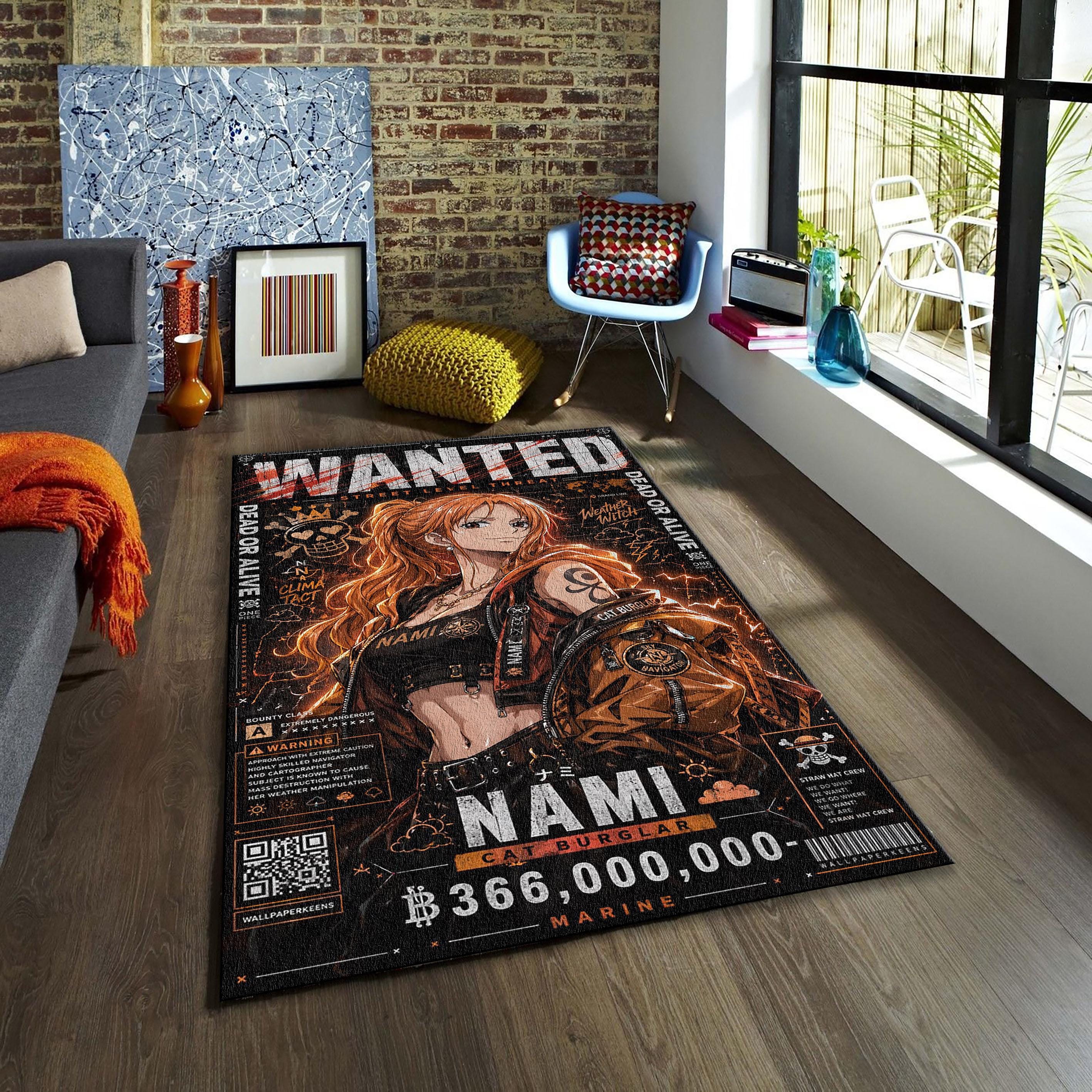 ONEPIECE WANTED風カーペット One Piece Wanted Poster Rug - Etsy Canada