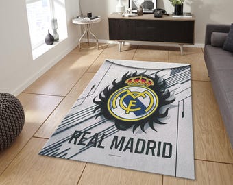 Real Madrid Football Club Rug – Soccer Fan Area Mat