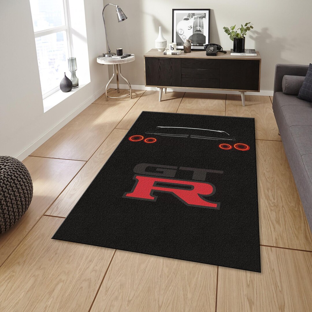 R35 Rug Nissan GTR R35 Rug, JDM Car Art Floor Mat - Etsy