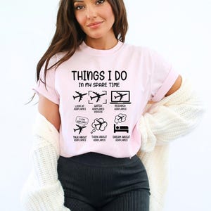Funny Aviation Comfort Colors® Shirt, Airplane Trip Shirt, Airplane Mode T-Shirt, Funny Pilot, Airplane Landing, Travel for Women image 3