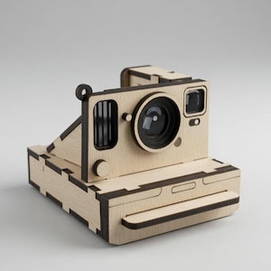 Polaroid Camera Laser Cut DXF SVG AI Digital File