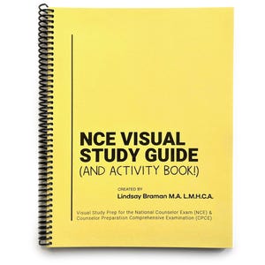 NCE Visueller Lernleitfaden & Übungsbuch: Spiralgebundene Testvorbereitung für die nationale Beraterprüfung