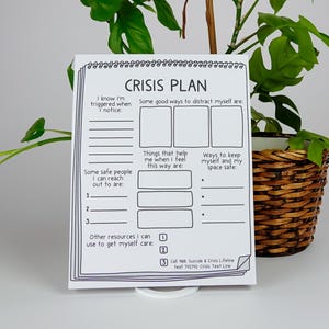 Plan kryzysowy, notatnik do odrywania