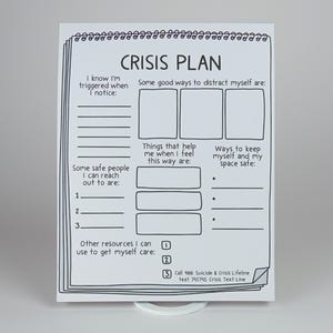Plan kryzysowy, notatnik do odrywania