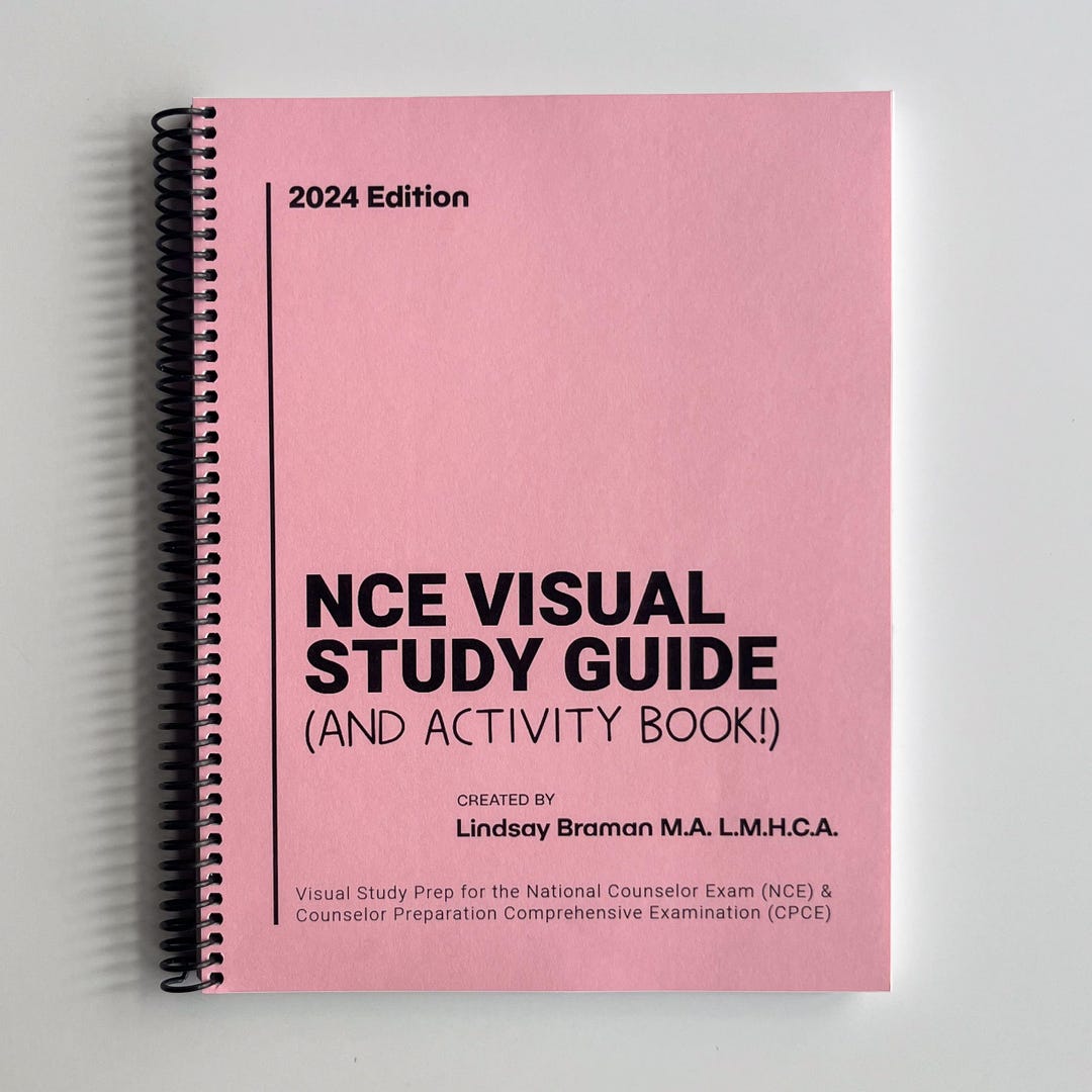 NCE Visual Study Guide & Activity Book: Spiral-bound Test Prep for the ...