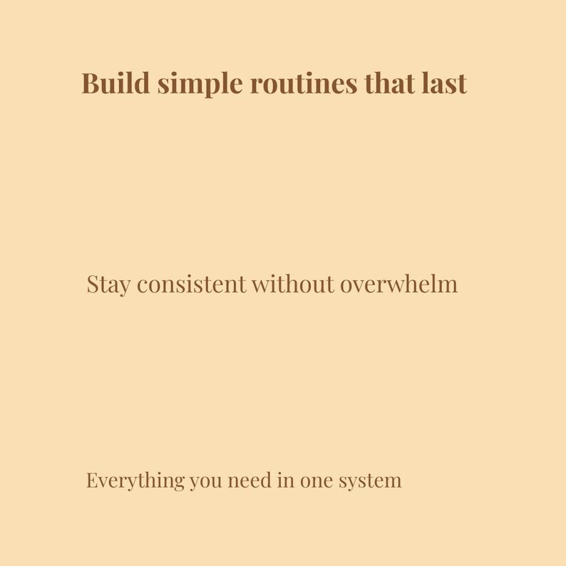 Complete Routine System Printable Bundle | Daily Routine Planner and ...