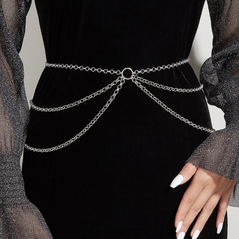 Belly Chain Chain Mail - Etsy