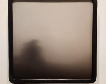 Cuadro al óleo en marco de nogal con esquinas redondeadas del artista italiano Federico Mazza.