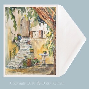 Tuscany Art Greeting Card by Dotty Reiman  - Beautiful Housewarming Gift Card