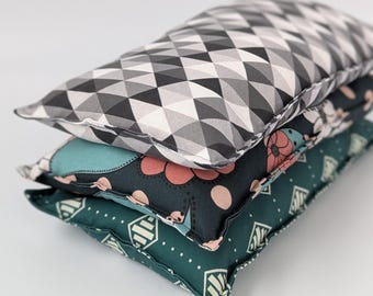 Rectangle Rice Bag - 6 x 12 inches, hot or cold therapy pack, foot warmer