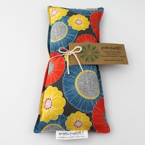 Headache & Eye Rice Bag - 4.5 x 10 inches, hot or cold therapy pack image 1